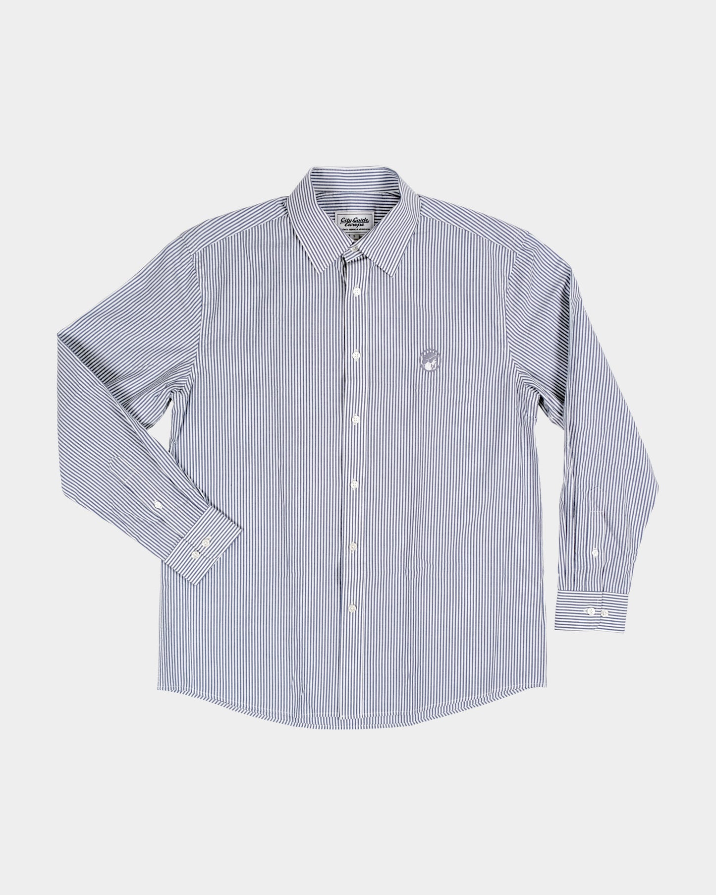 Bari Seersucker Shirt White/Blue