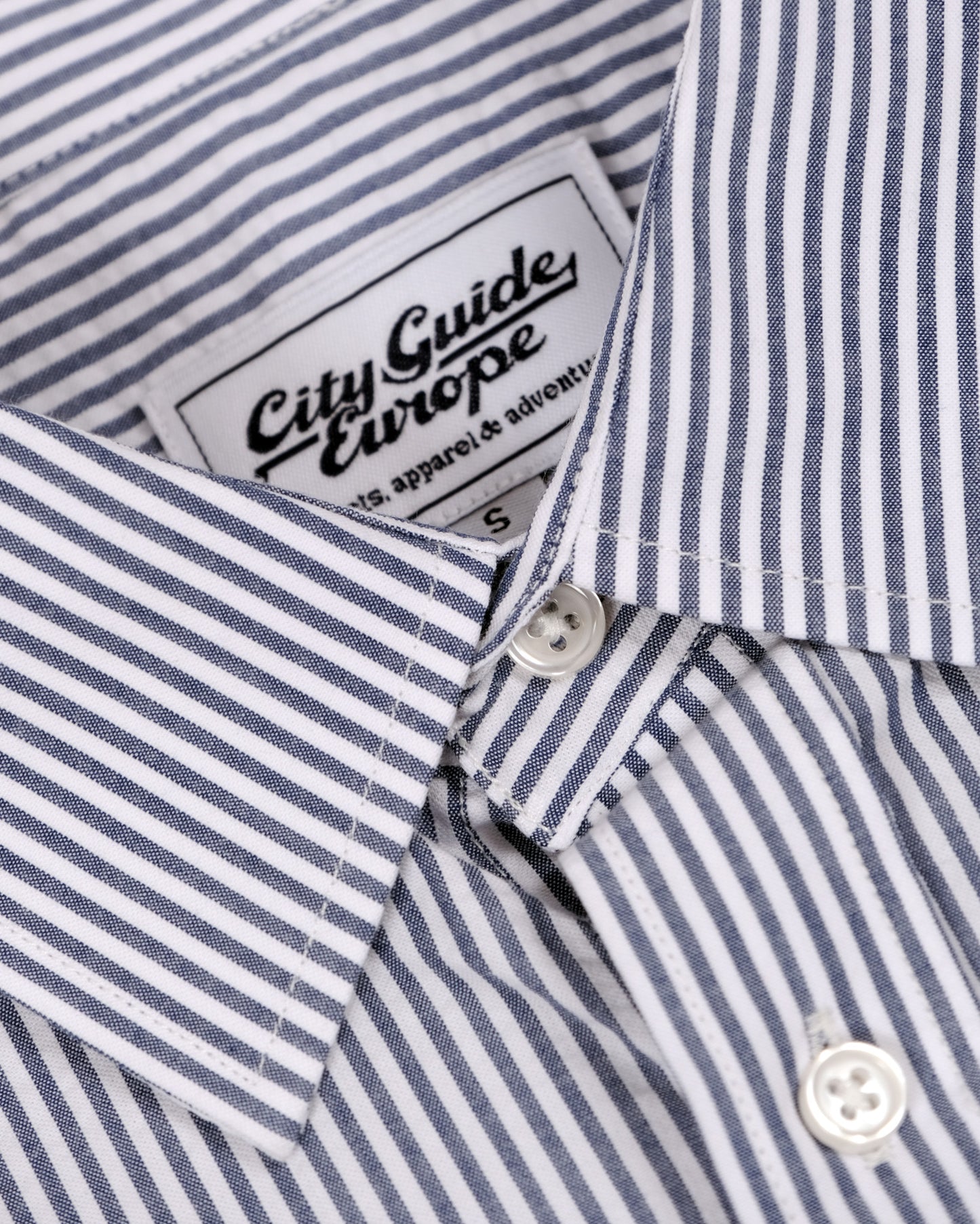 Bari Seersucker Shirt White/Blue