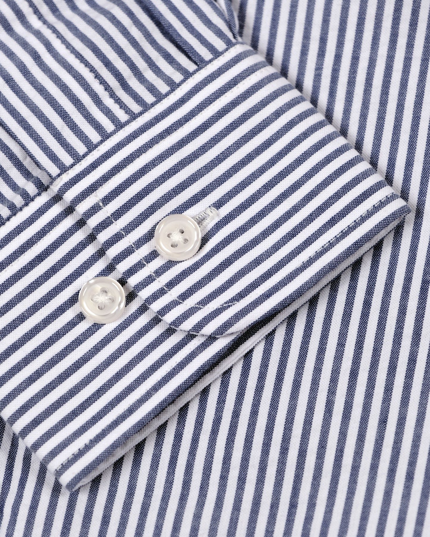 Bari Seersucker Shirt White/Blue