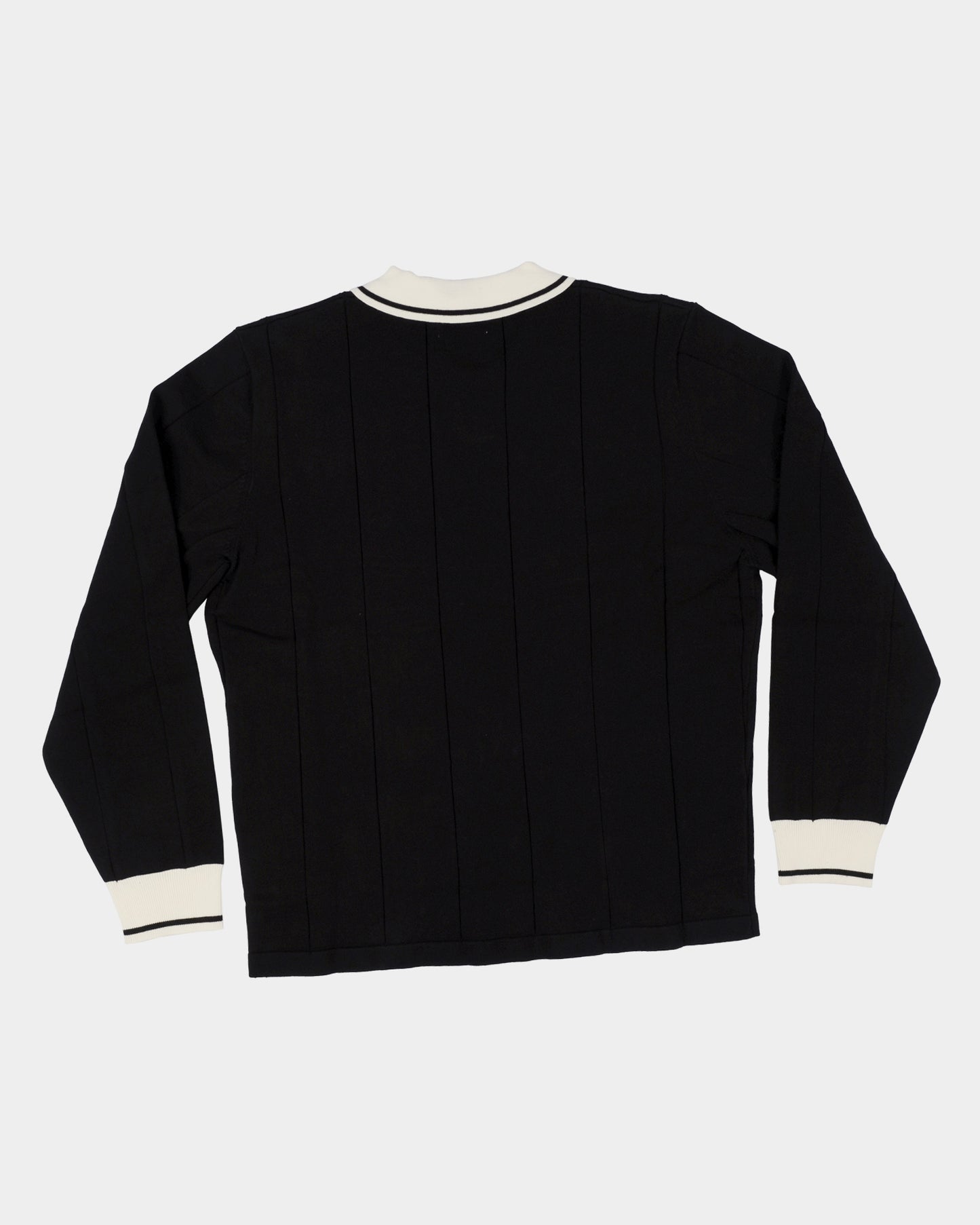 Calcio Knitted Polo Black/Natural