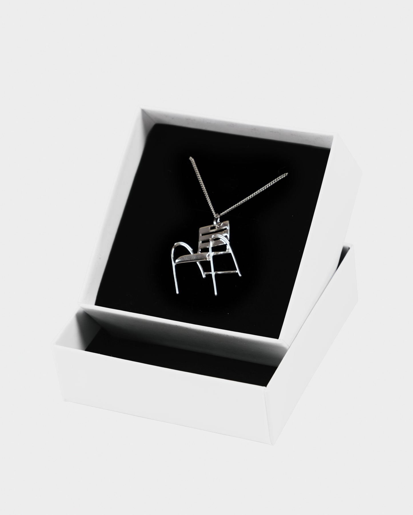 La Chaise Bleue Sterling Silver Necklace