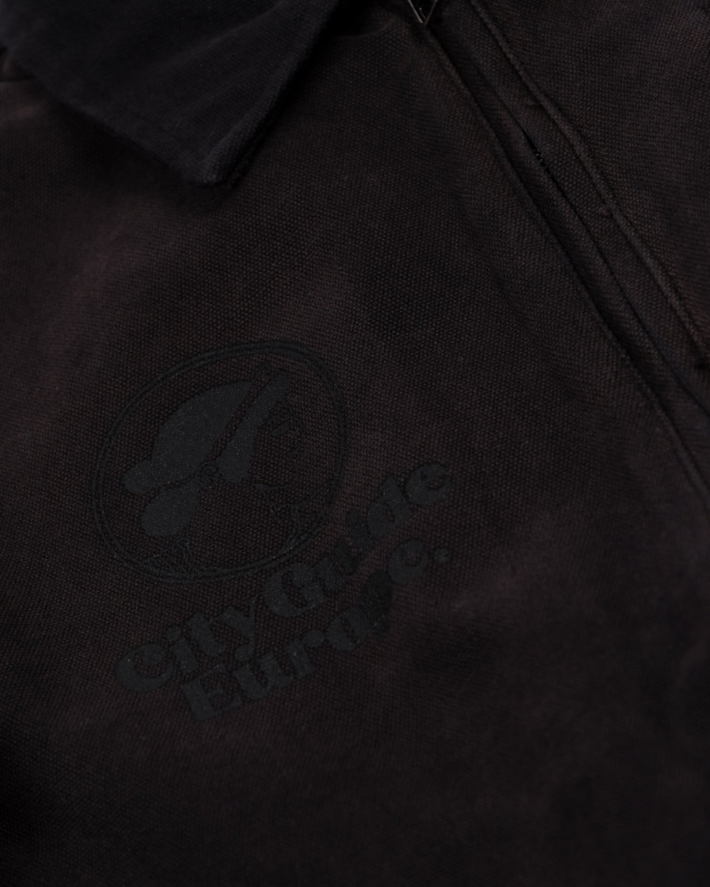 Pistone Washed Canvas Jacket Black