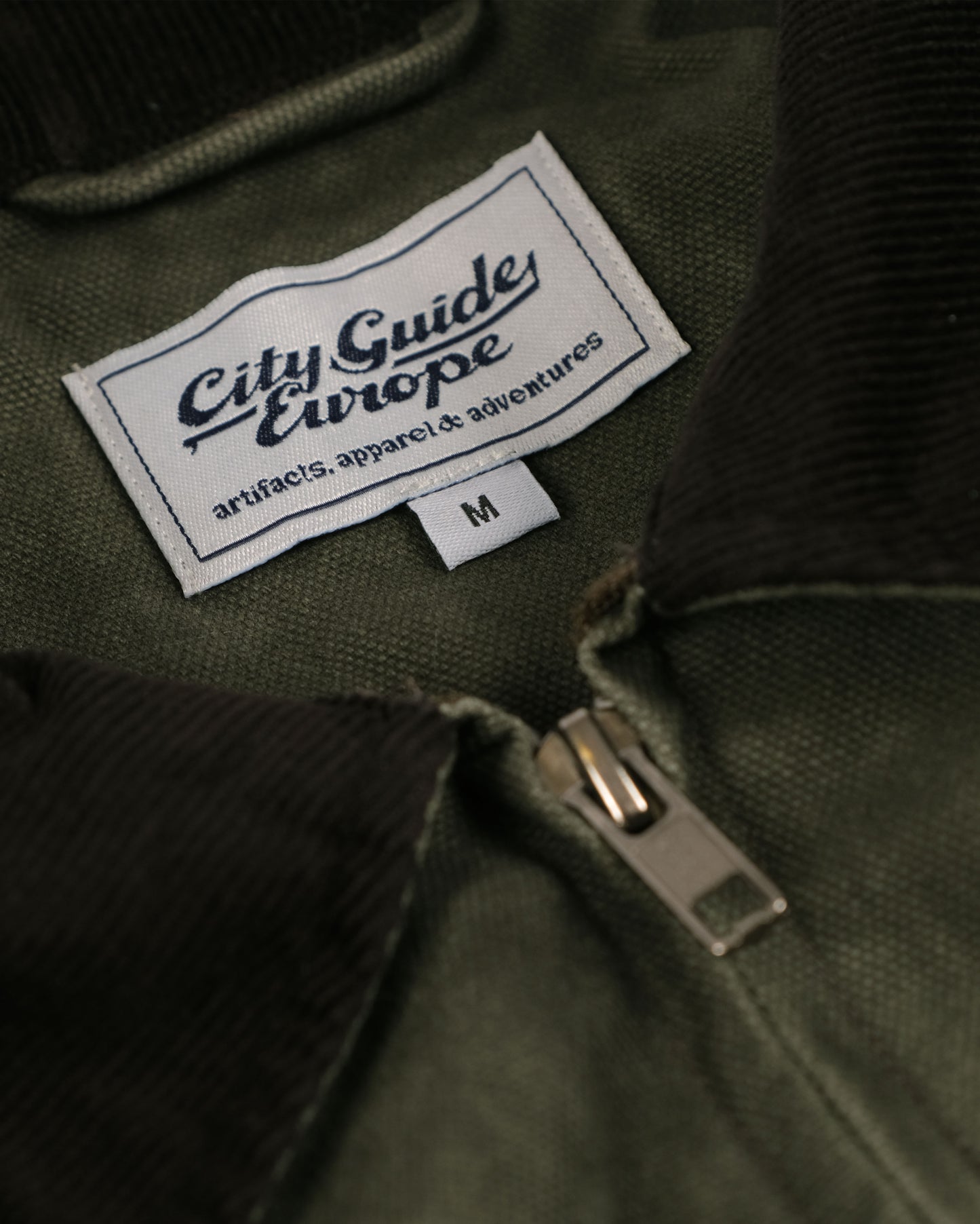 Porto Work Jacket Washed Pine Green