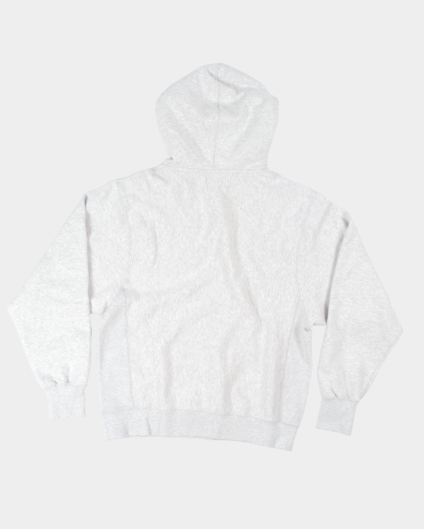 Heroine Embroidery Hoodie Grey Melange
