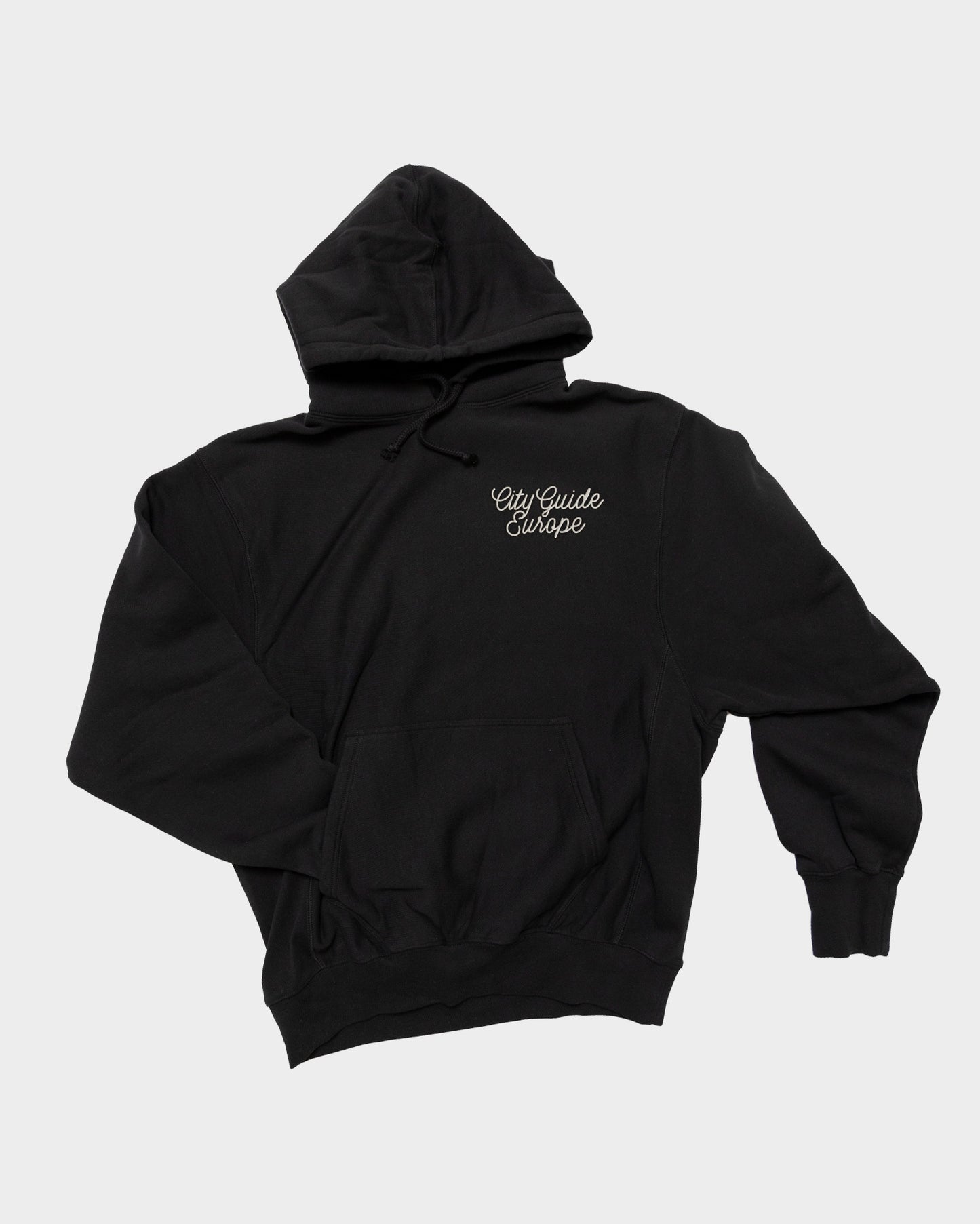 Deco Embroidery Hoodie Black