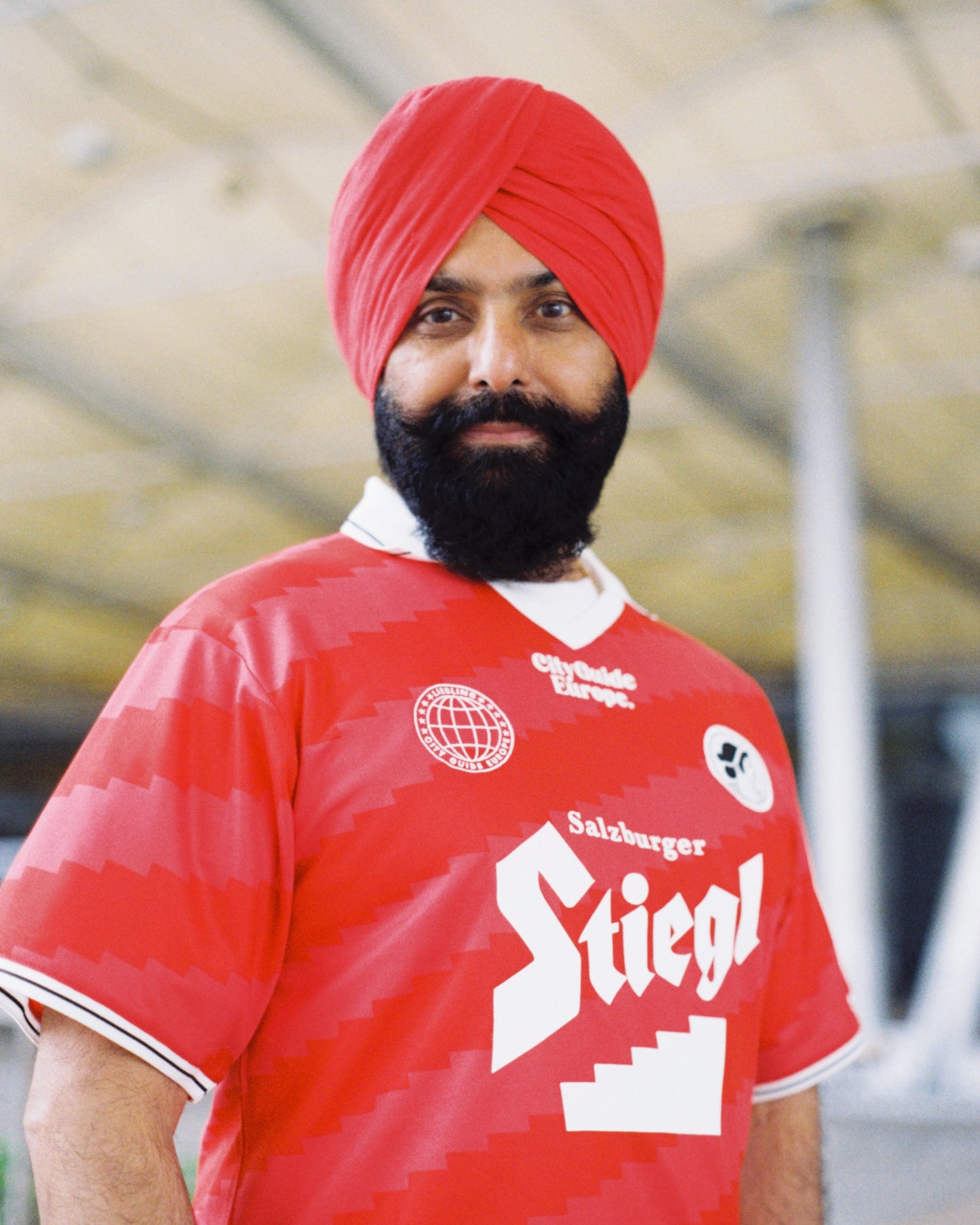 CGE x Liebling x Stiegl Football Jersey Red