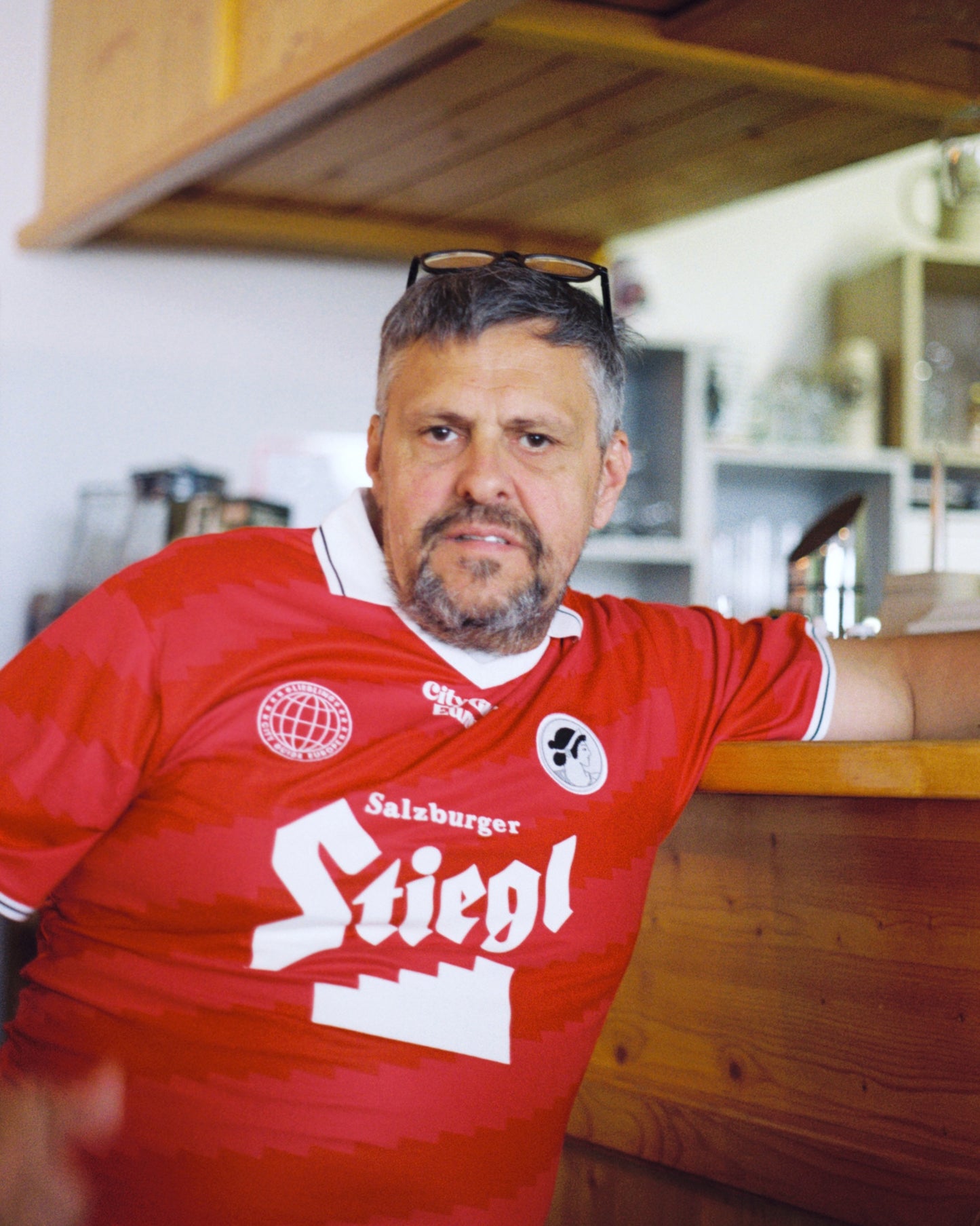CGE x Liebling x Stiegl Football Jersey Red