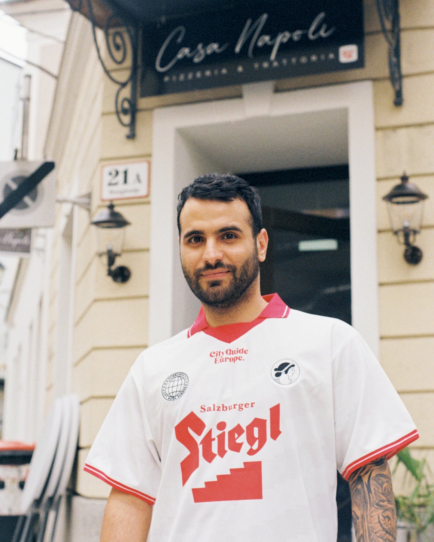 CGE x Liebling x Stiegl Football Jersey White