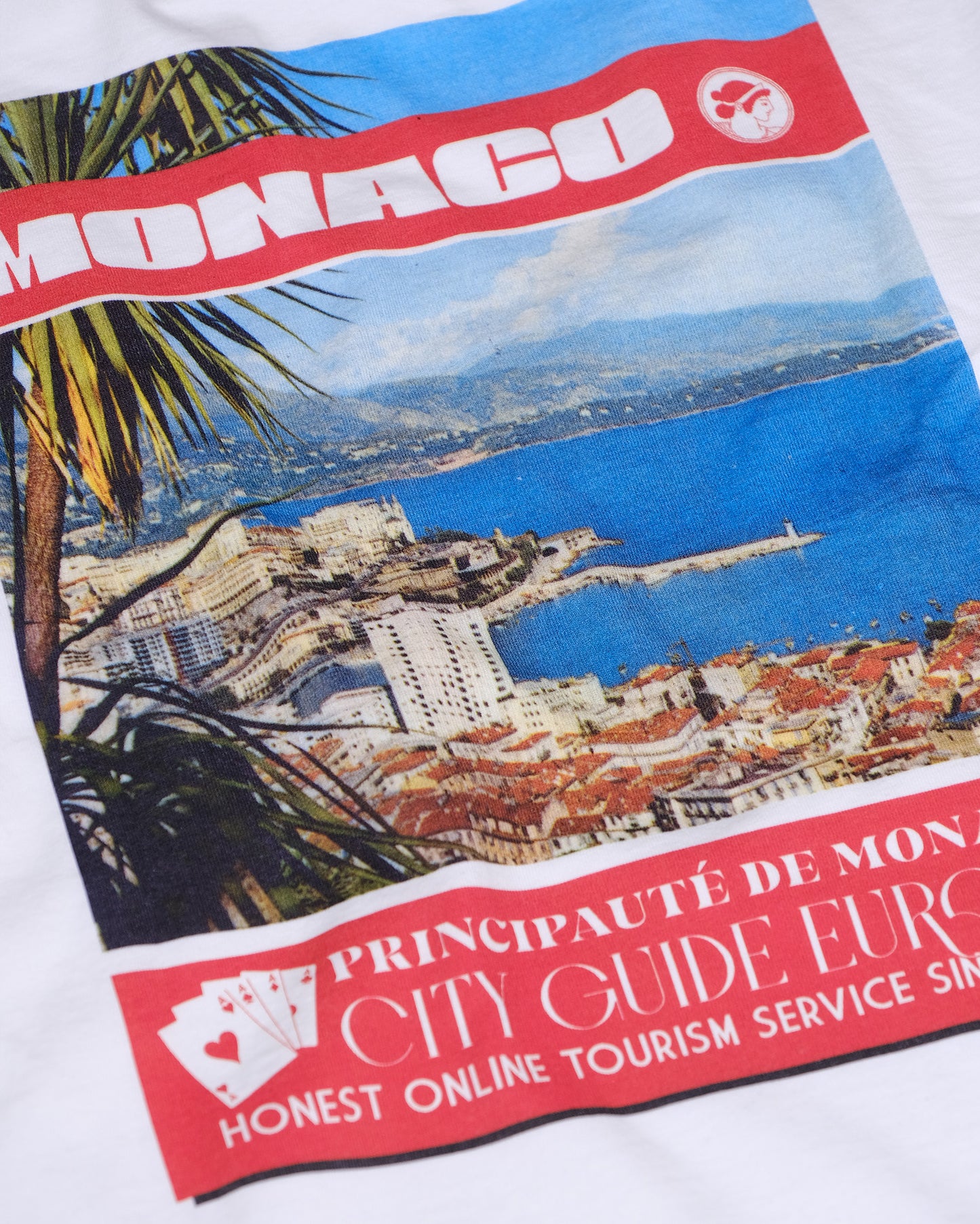 Principauté Tee White