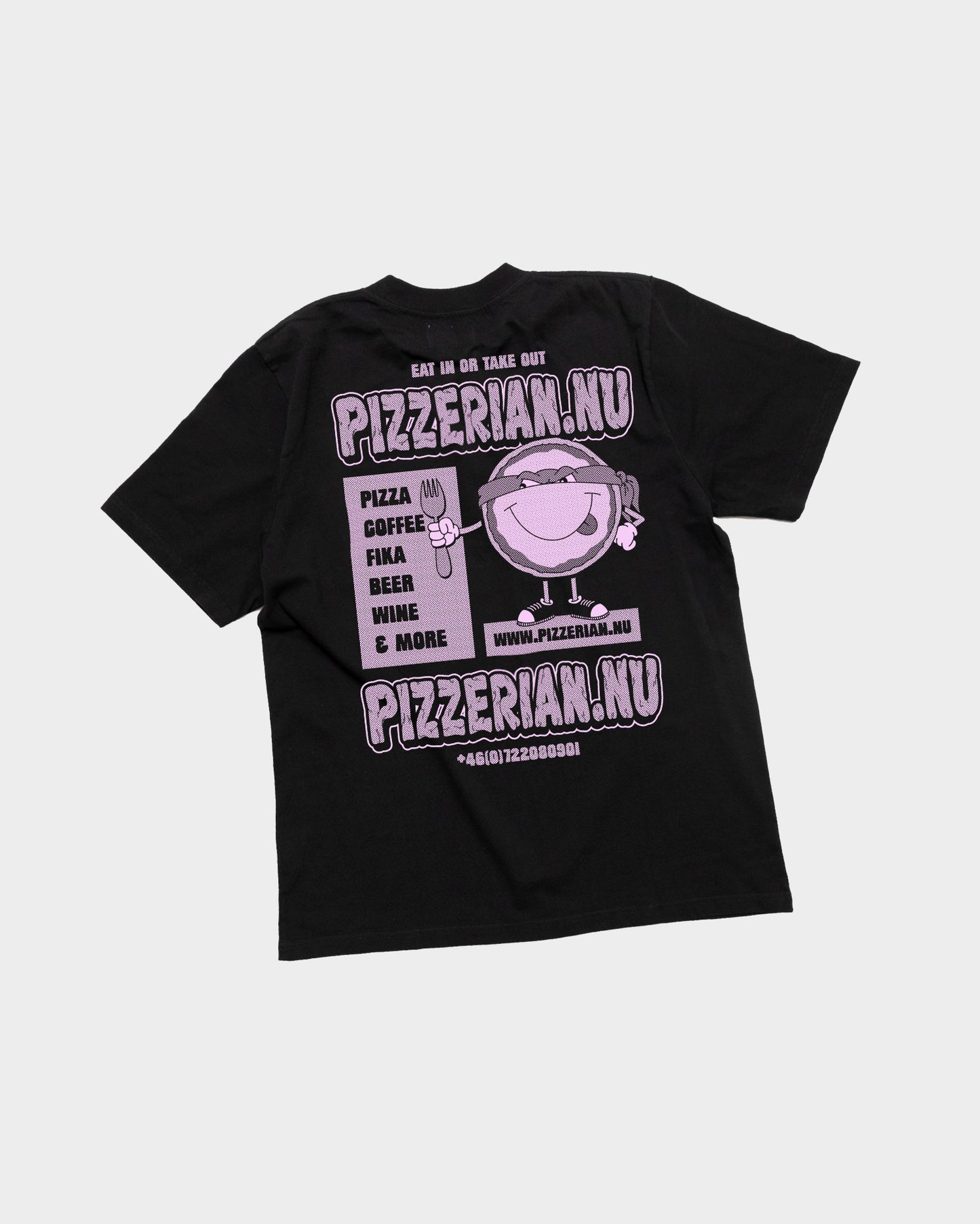 CGE x Pizzerian.nu Tee Black