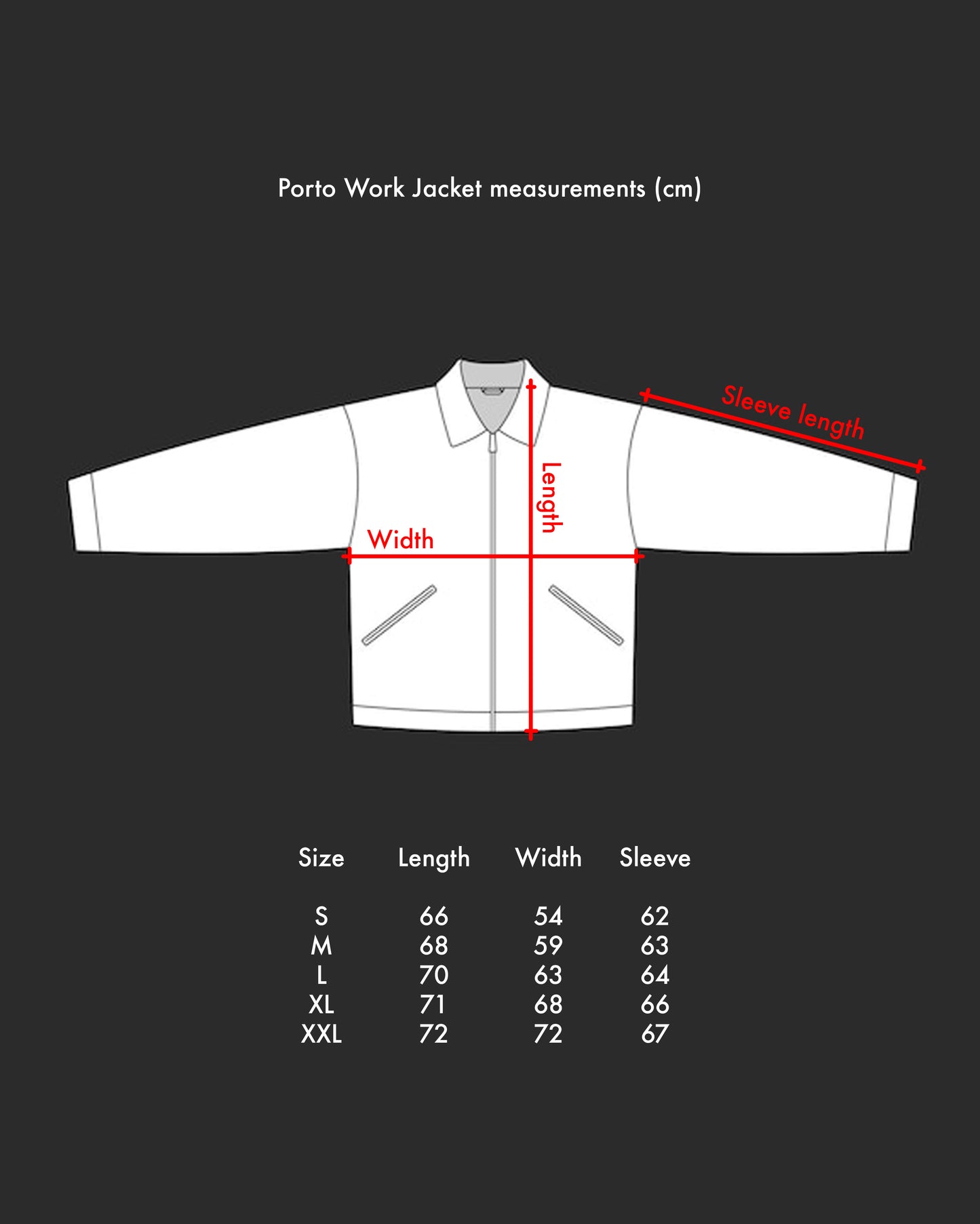 Porto Work Jacket Black