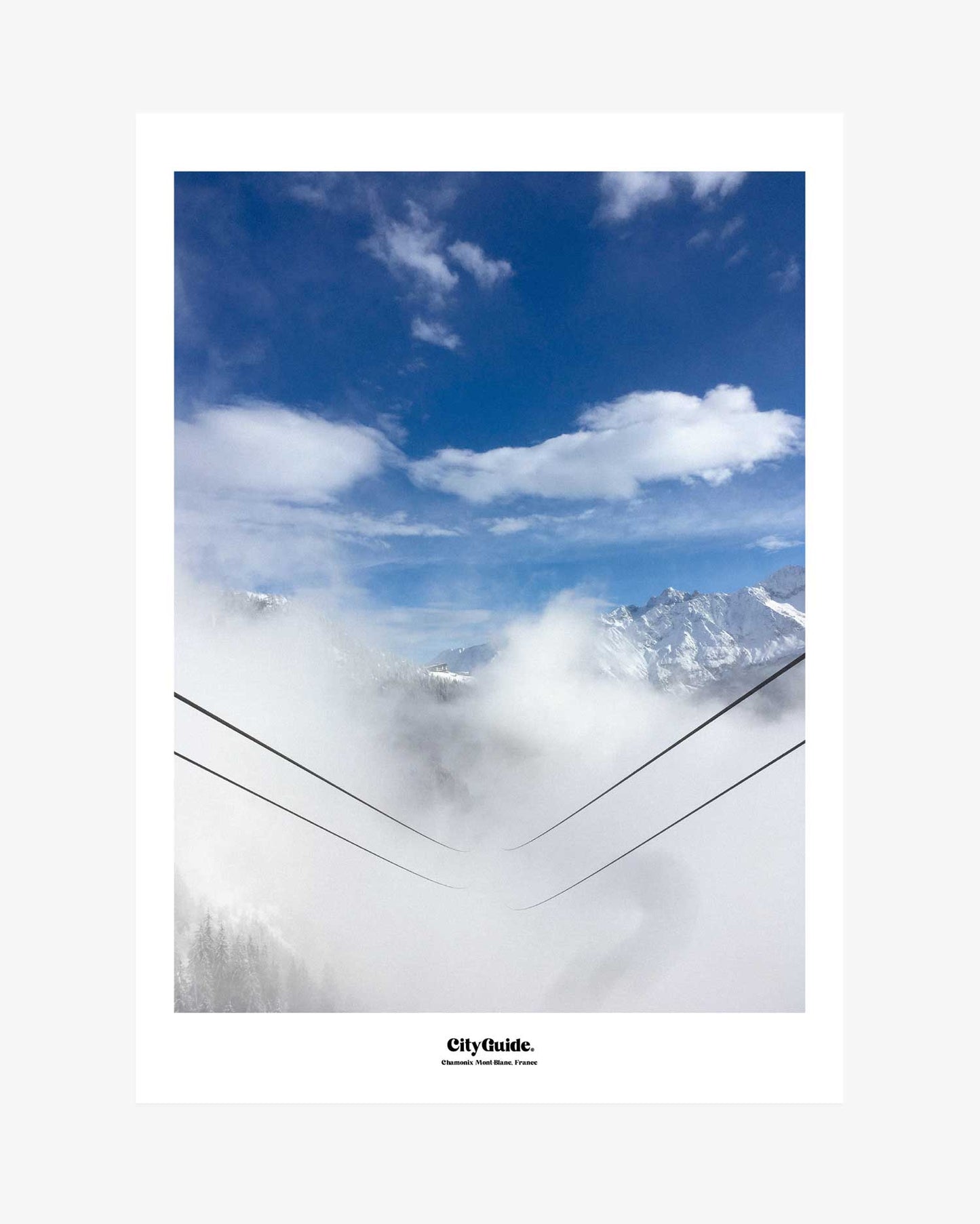 Chamonix Photo Print Poster