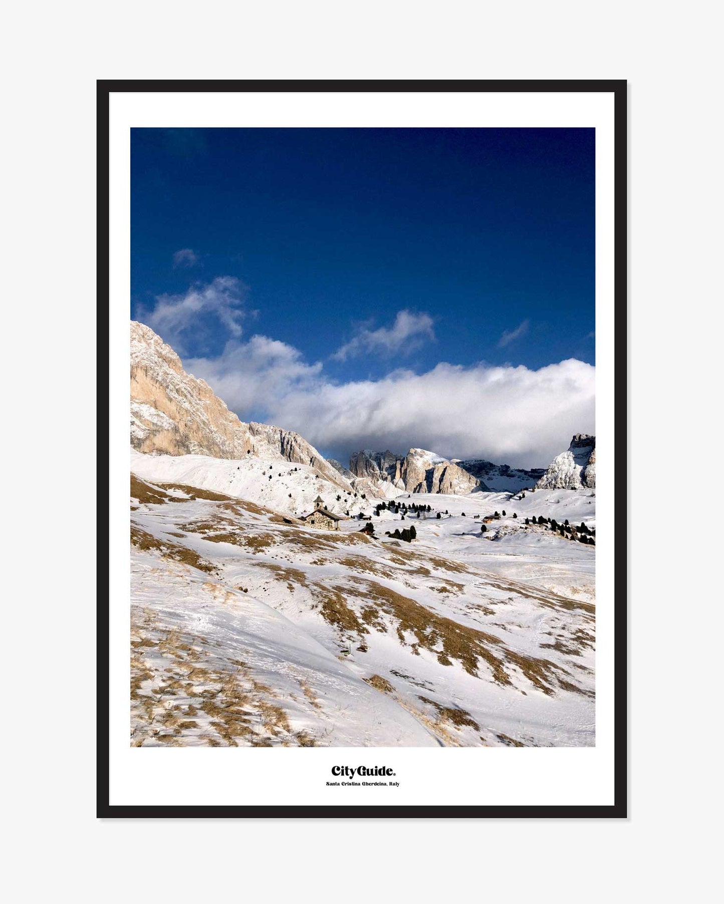 Santa Cristina Gherdeina Photo Print Poster