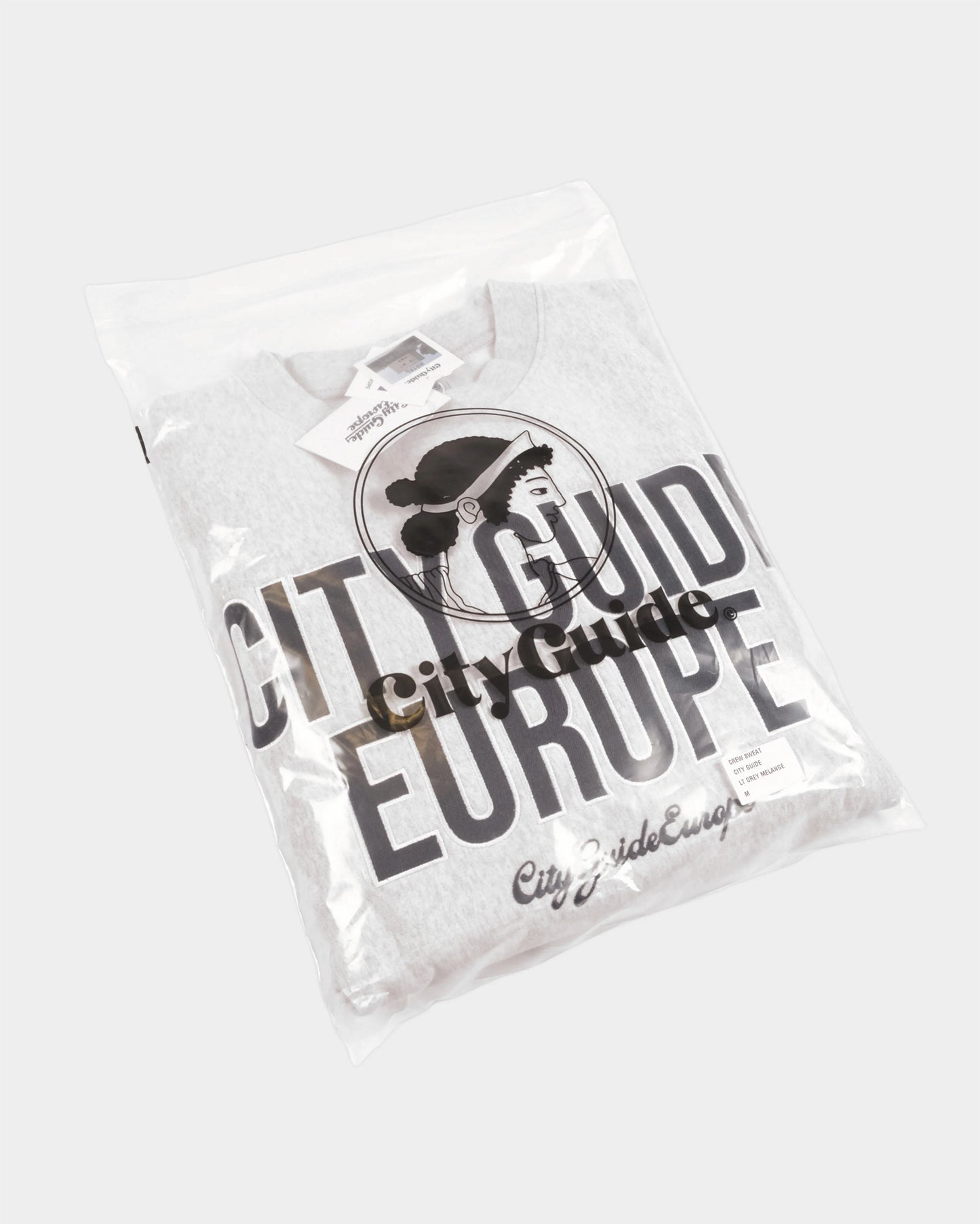 Academy Embroidery Crewneck Melange Grey