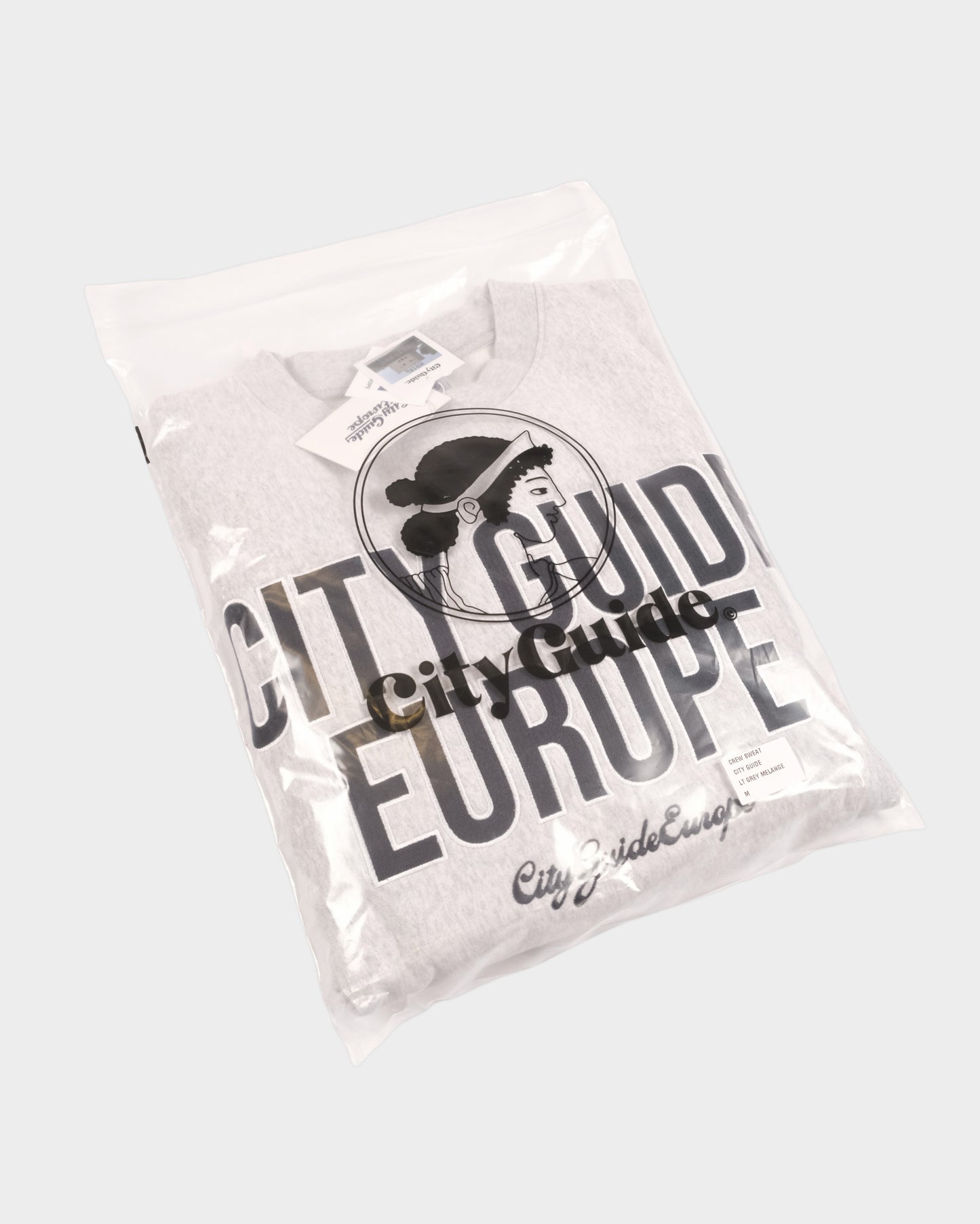 Academy Embroidery Crewneck Melange Grey