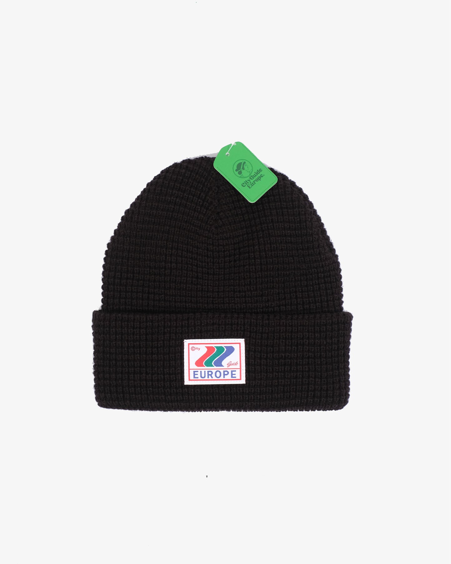 Gaufre Waffle Beanie Black