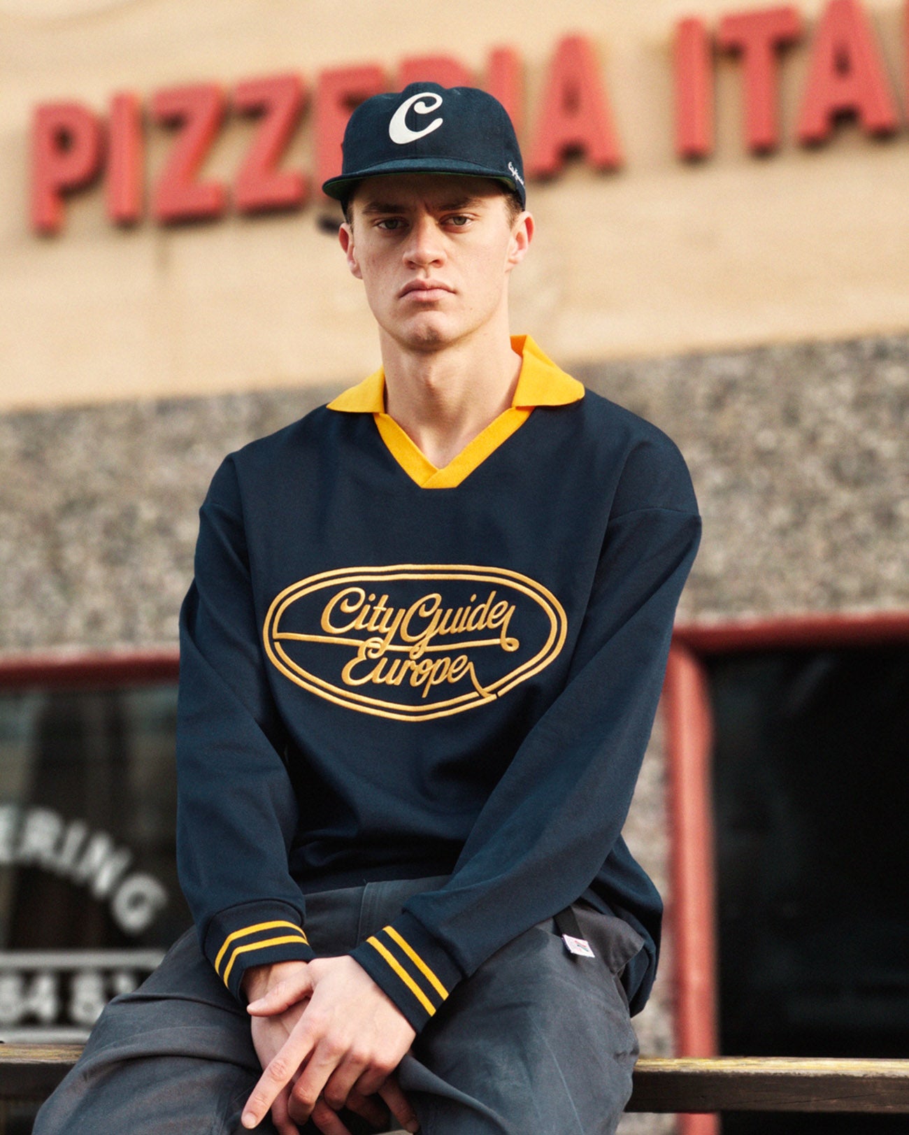 Garda Retro Longsleeve Abyss Blue/Alchemist Yellow