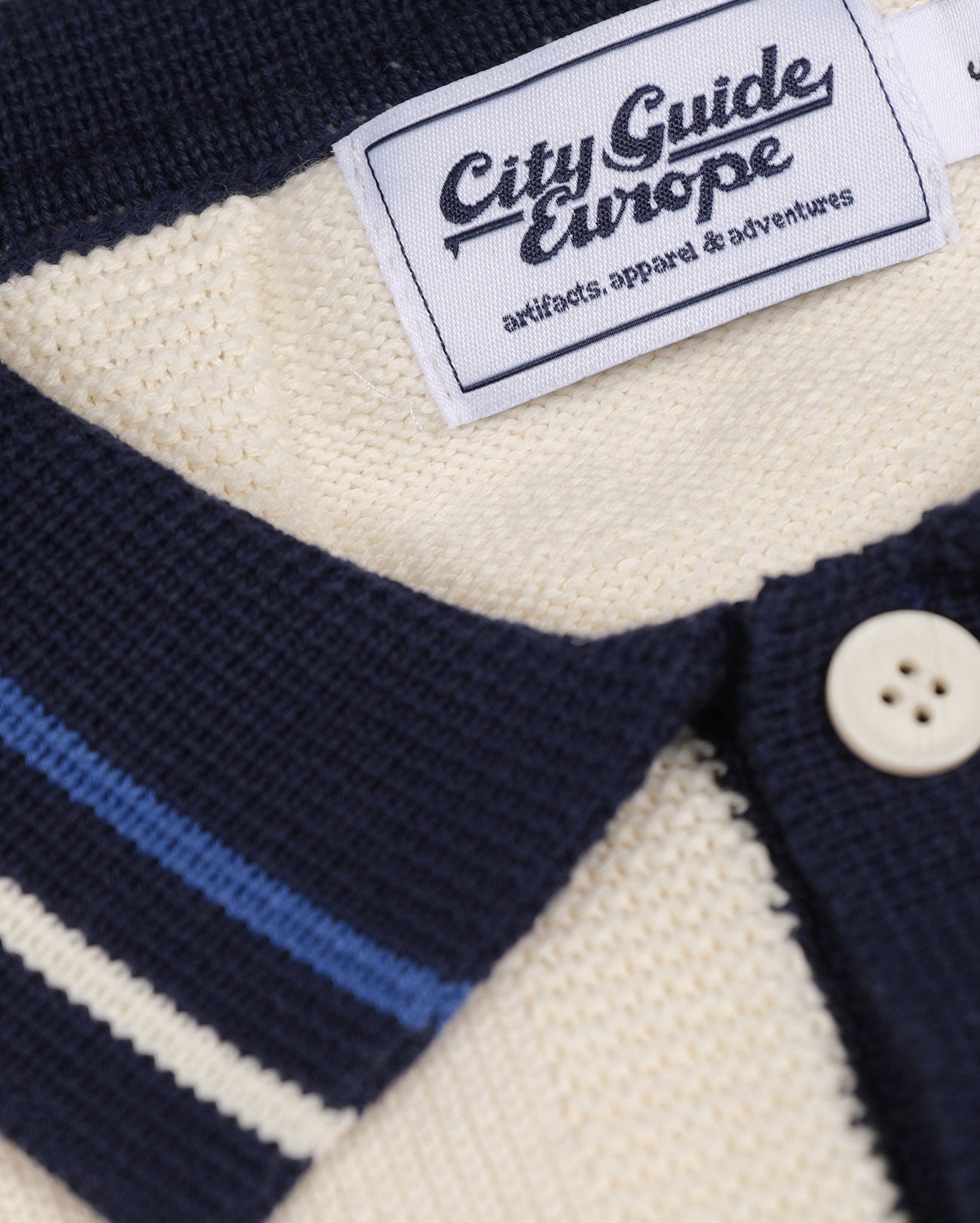 Imperia Knitted Polo Ivory