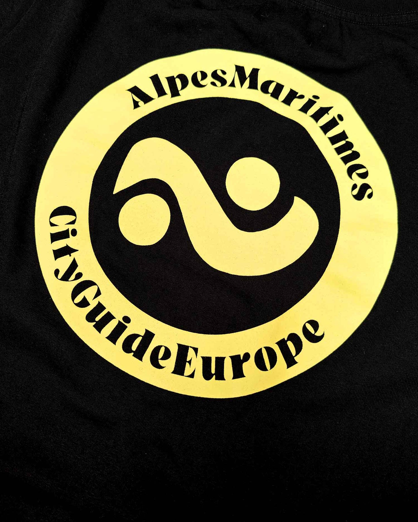 Alpes Maritimes Tee Black