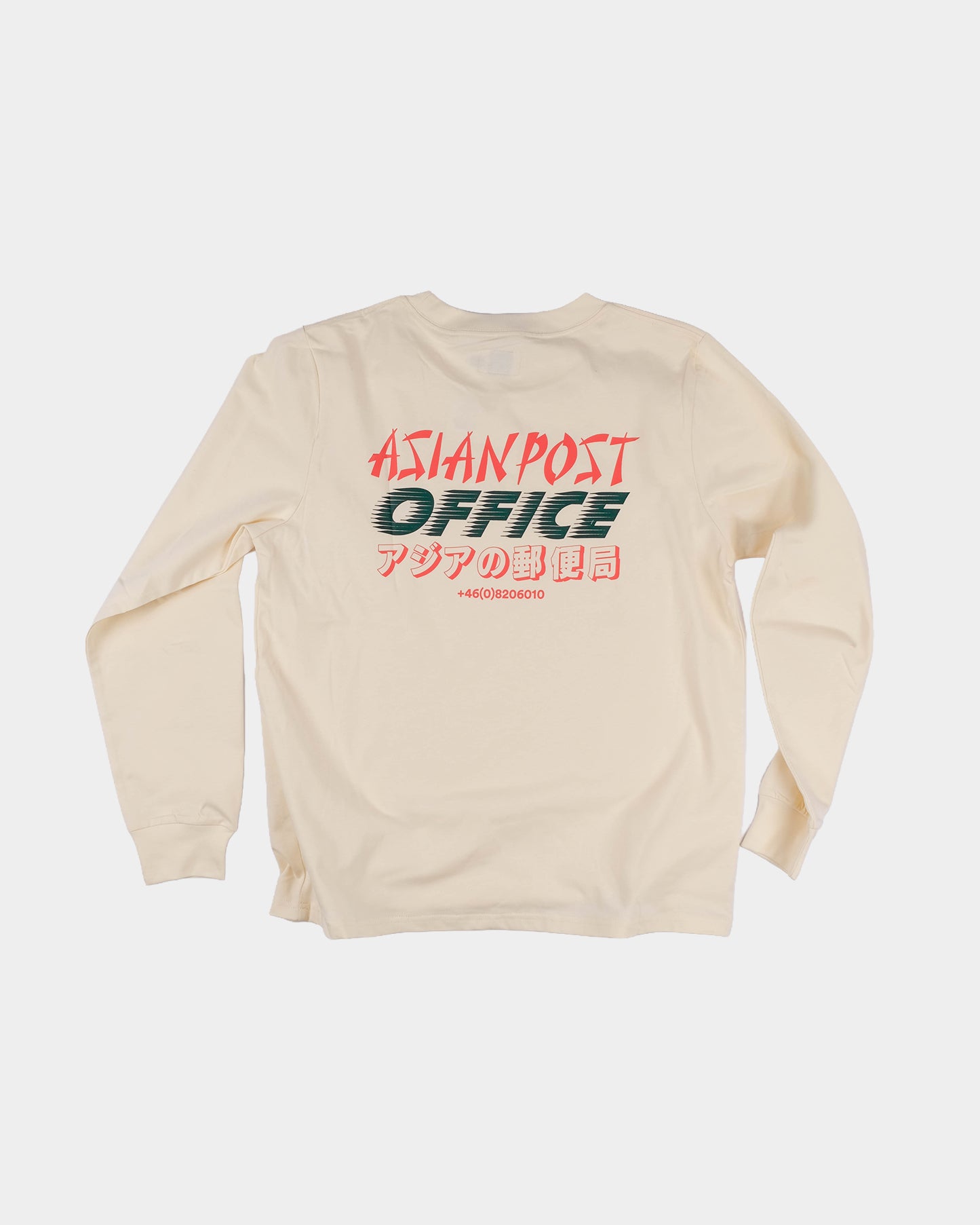 CGE x Asian Post Office Longsleeve Tee Natural