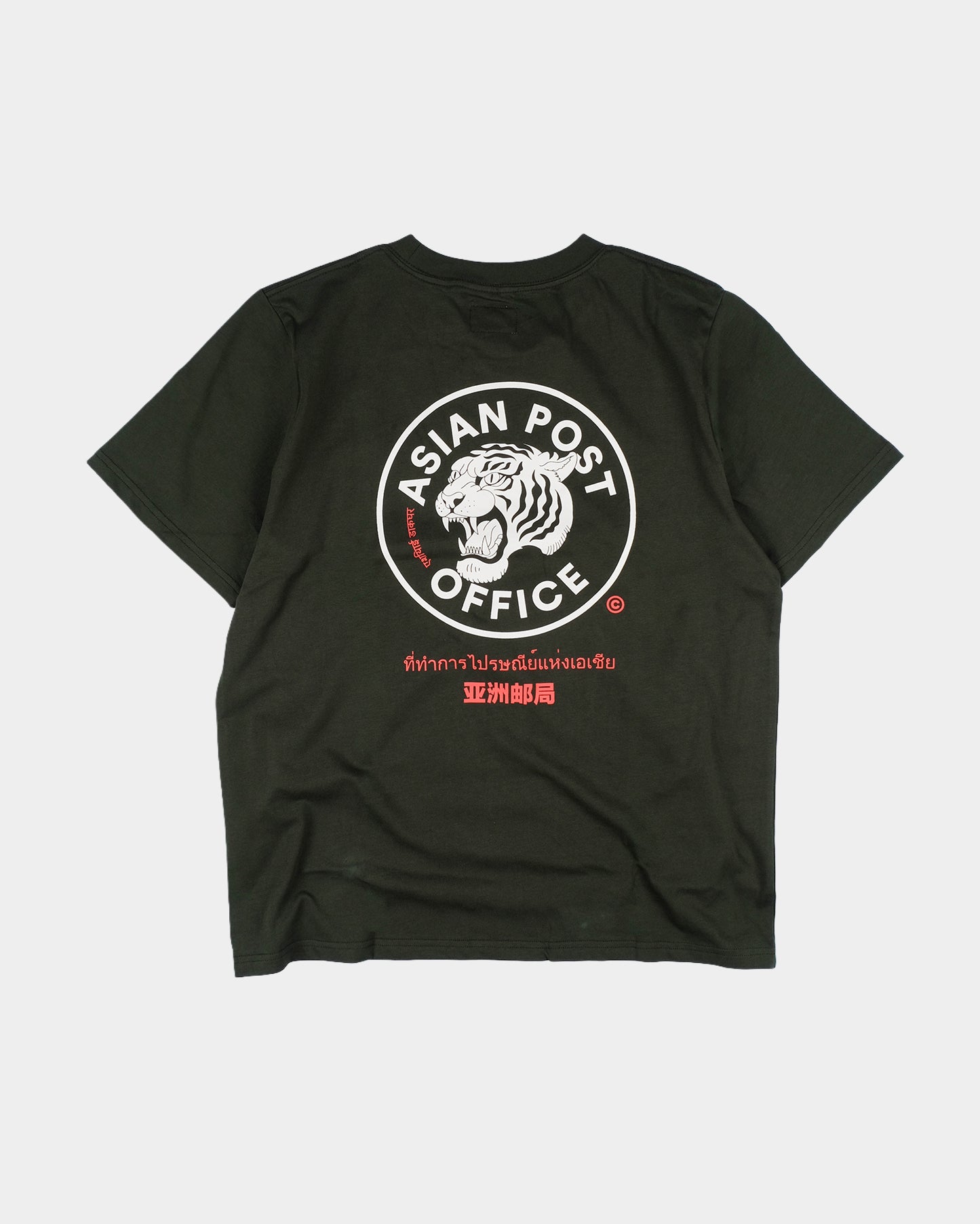 CGE x Asian Post Office Tee Dark Green