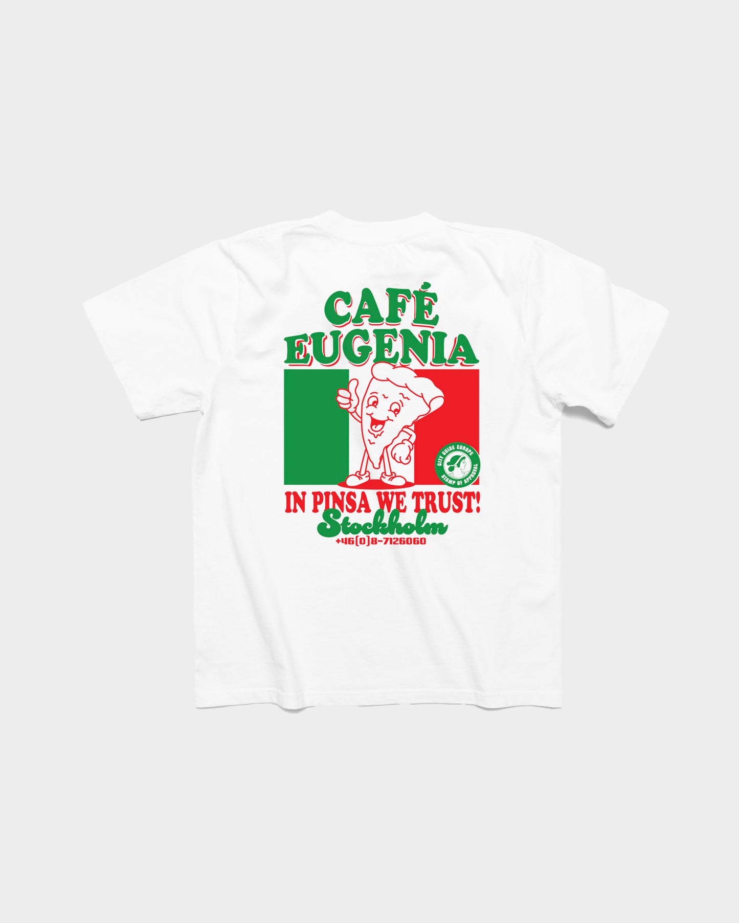 Café Eugenia Tee "Approved by Series" White