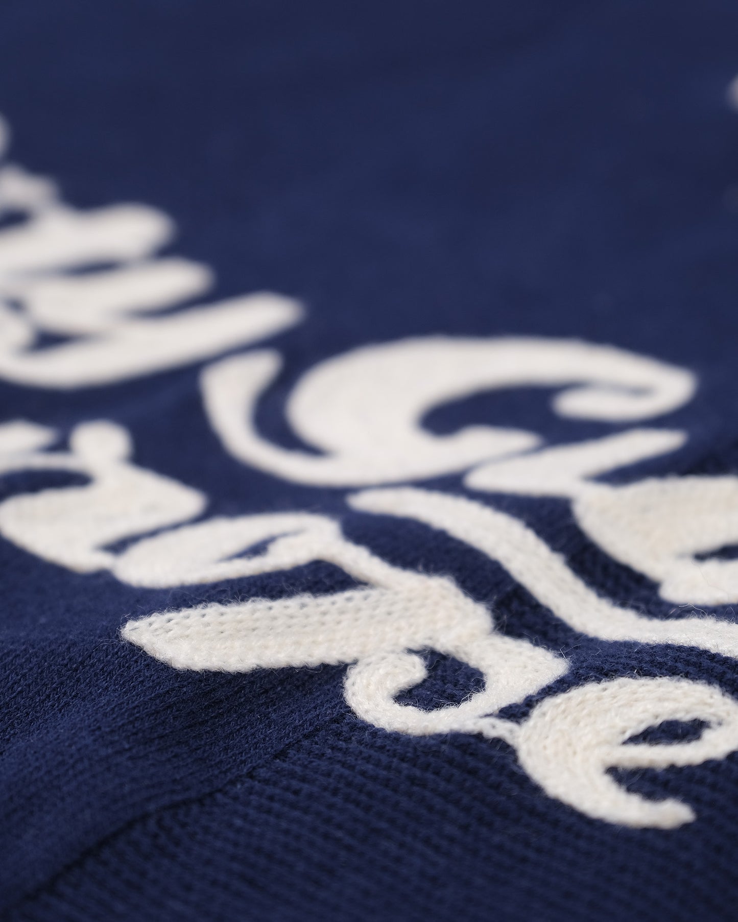 Massi Knitted Shortsleeve Polo Blue/Sand