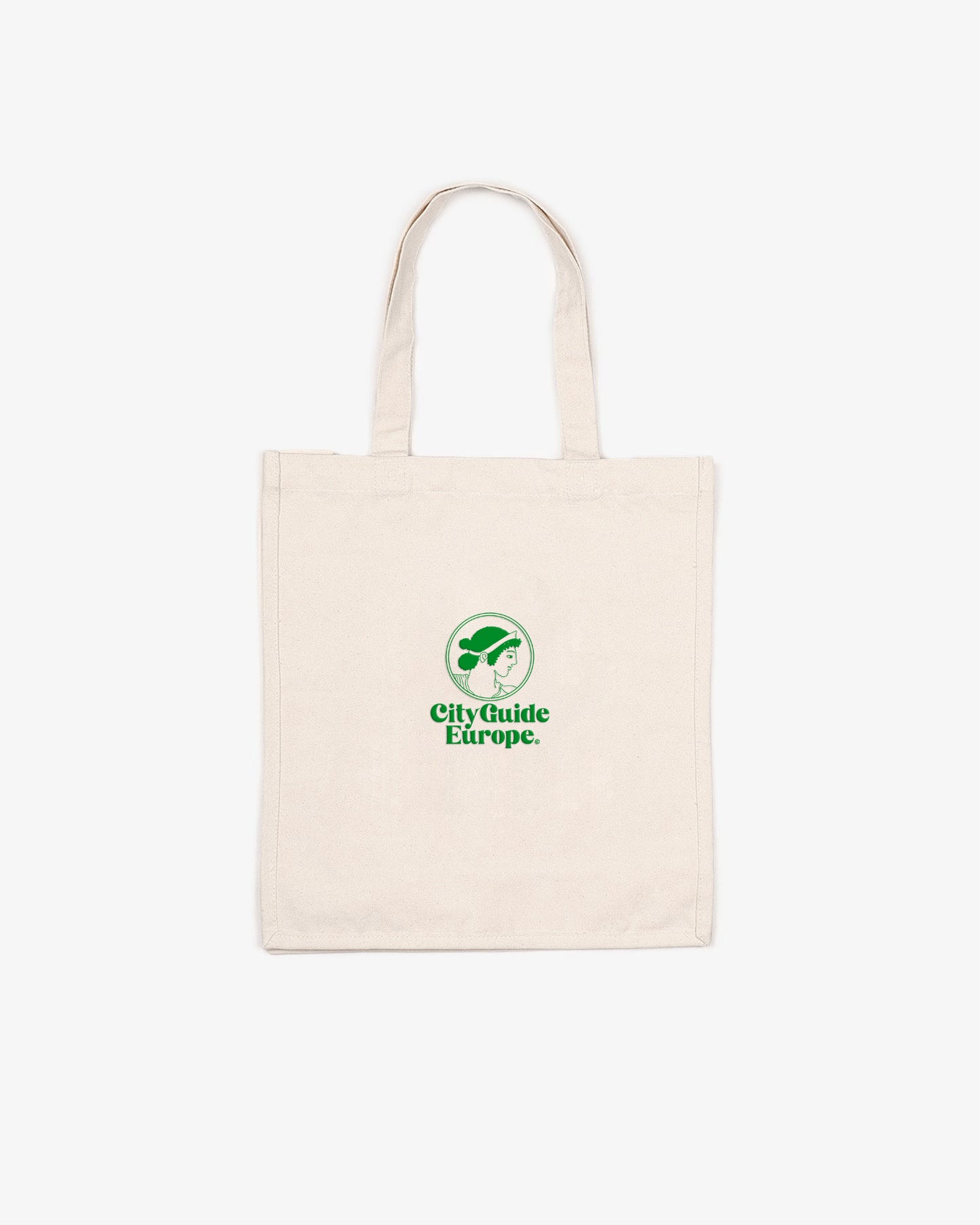 Heroine Embroidery Tote Bag Natural/Green