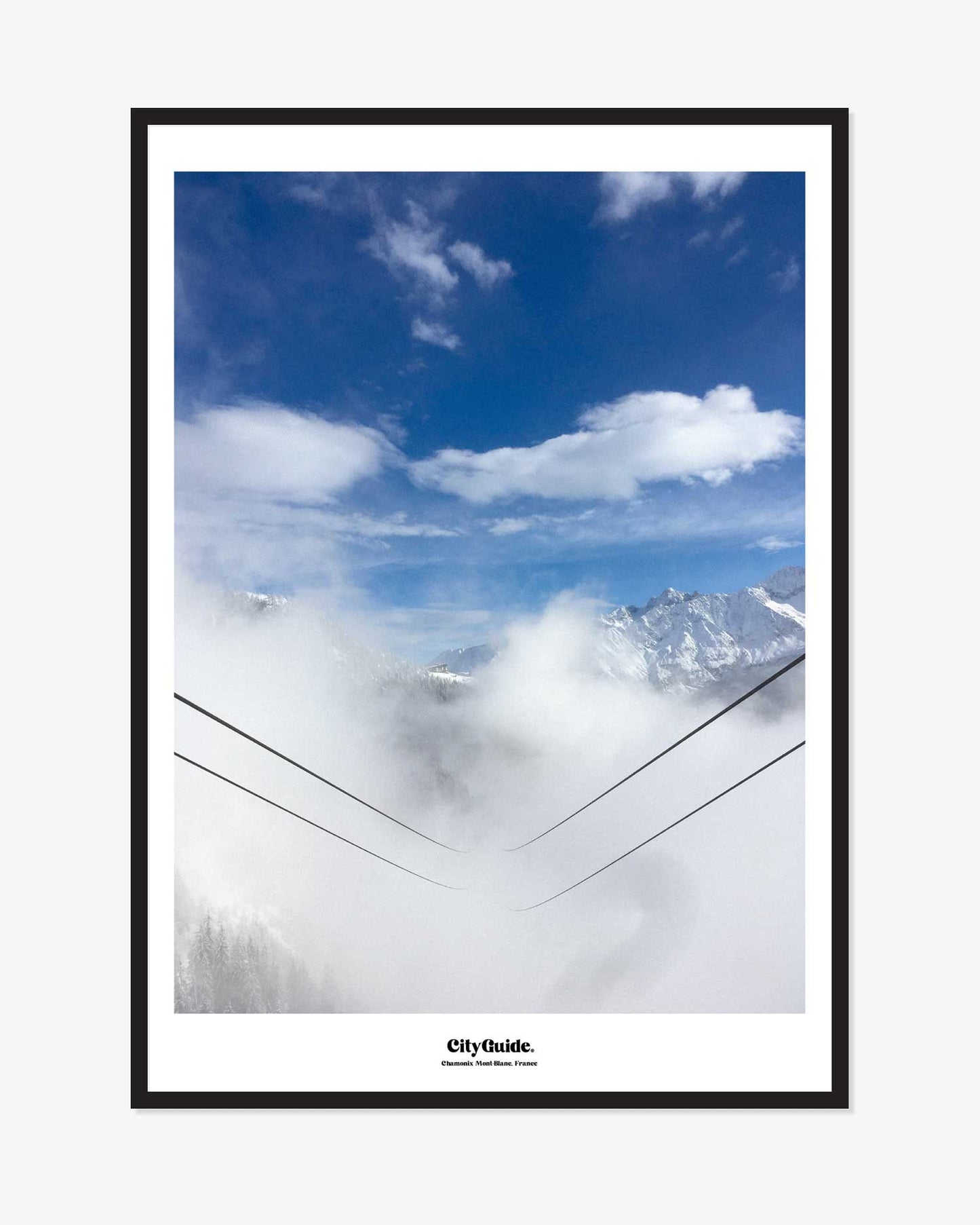 Chamonix Photo Print Poster